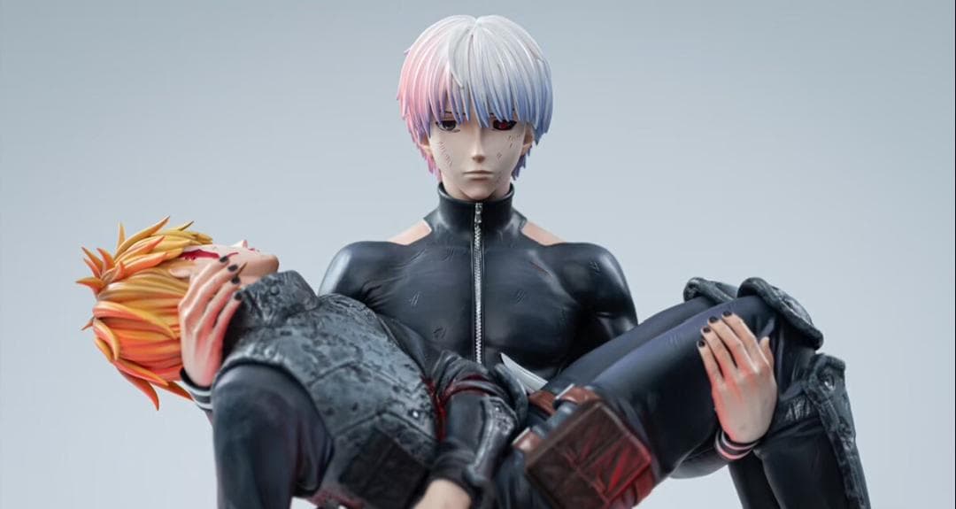 東京喰種 金木研が永近英良を抱く 1/6 樹脂 フィギュア