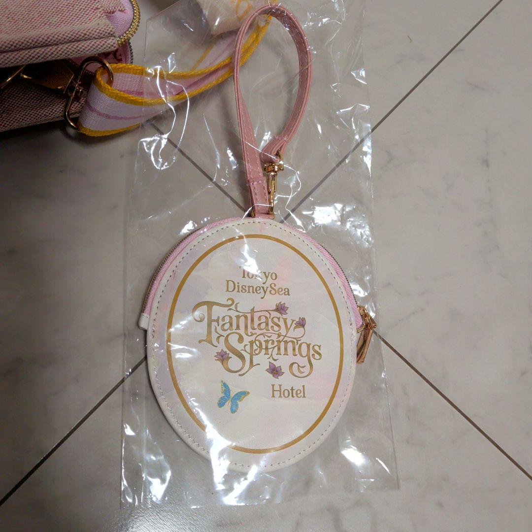ファンタジースプリングスホテル宿泊者限定トートバッグ&ポーチ&ラゲージタグ新品