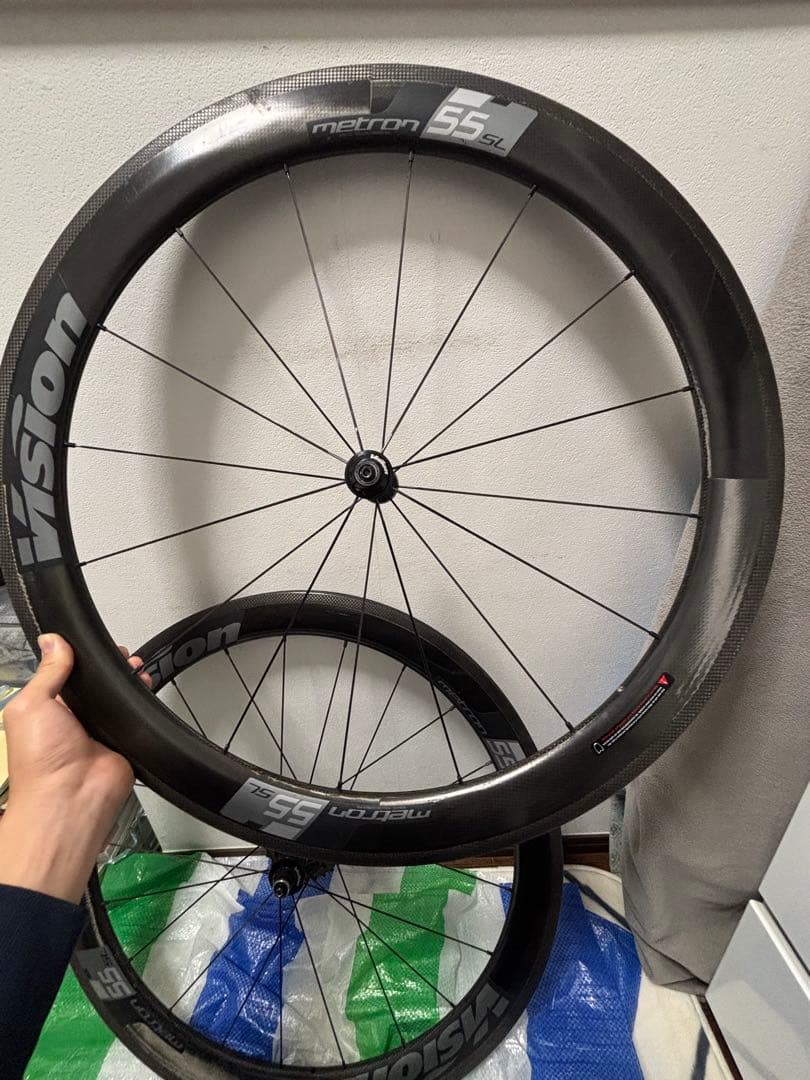 Vision metron 55SL リム カーボンホイール前後セット