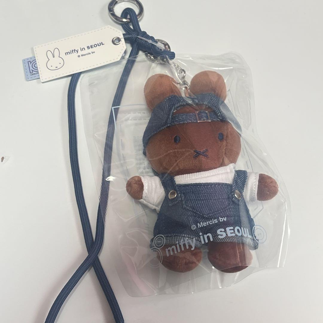 ☆韓国限定☆ミッフィー miffy デニム キーリング ソウル 3点セット