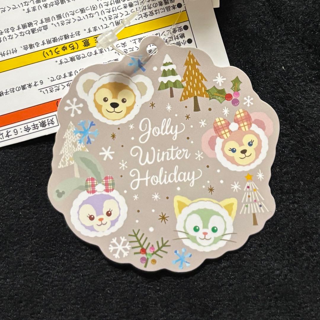 ディズニーシー　ダッフィー　ウィンターホリデー　ぬいぐるみバッジ　タグ付き