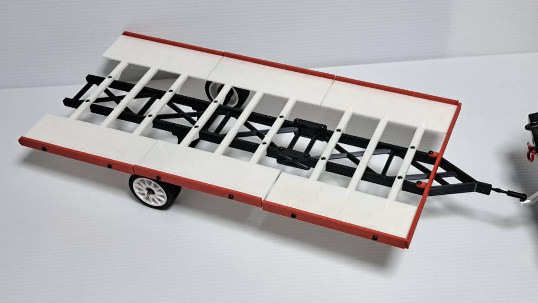 1/10　ラジコン用　車載牽引トレーラー　ローダー　ドリフト　クローラー