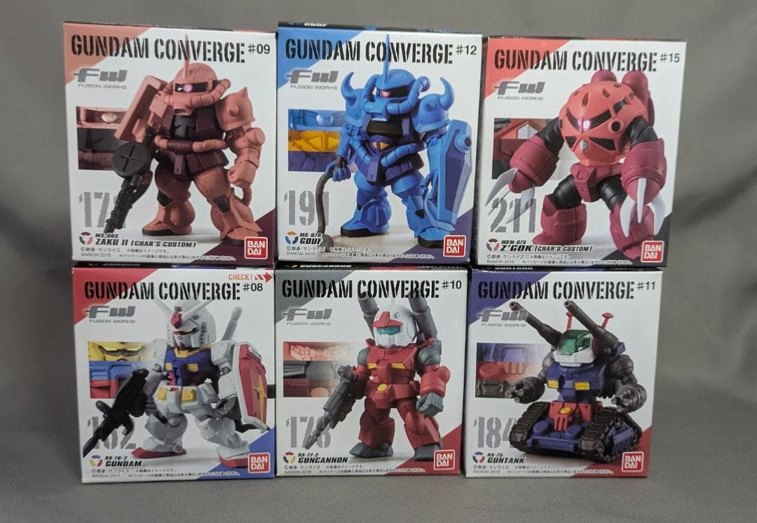 まとめ割 1st系 6種セット ガンダム コンバージ [匿名発送]
