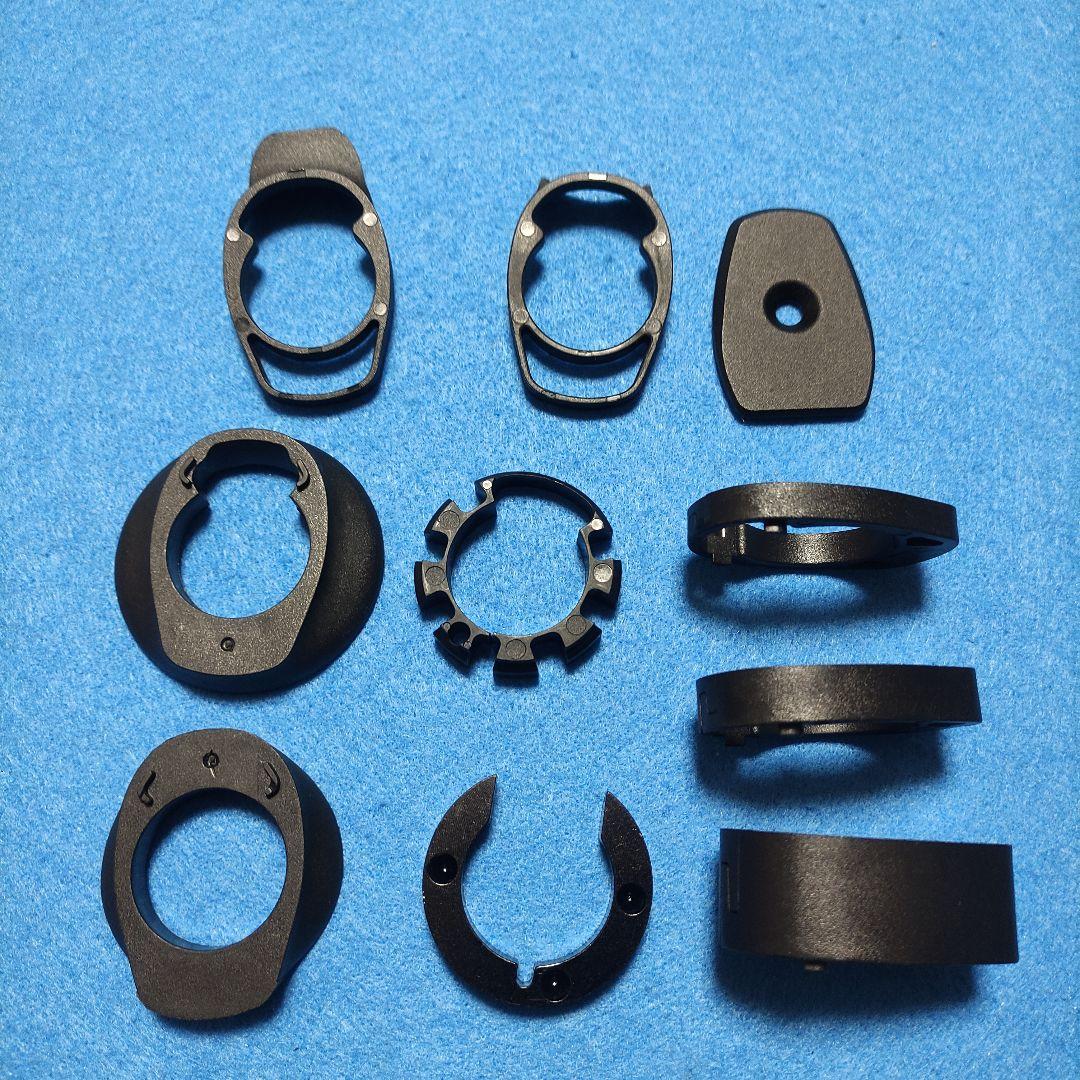 一体型エアロカーボンハンドル + チタンボルト + サイコン