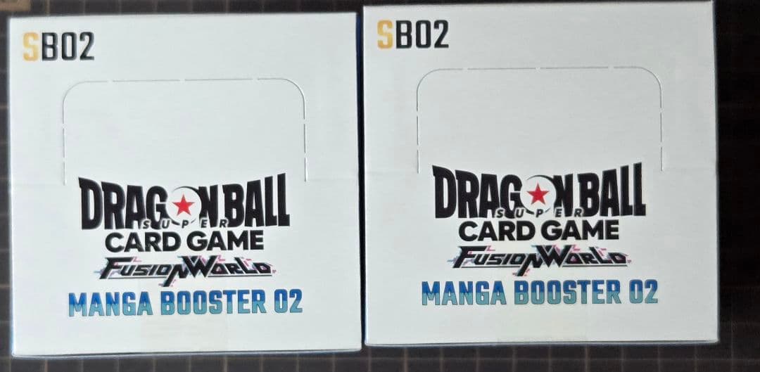 ドラゴンボールスーパー フュージョンワールド マンガブースター02 2BOX