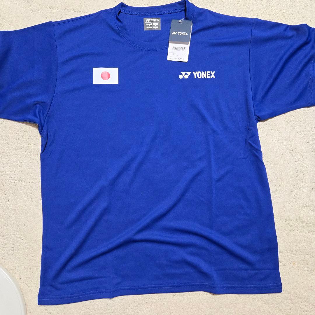 【L】YONEX 選手支給 日本代表 バドミントン ゲームシャツ 練習シャツ