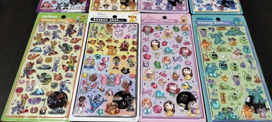 【国内正規品】サンスター★ボンボンドロップシール★ディズニー 8種セット