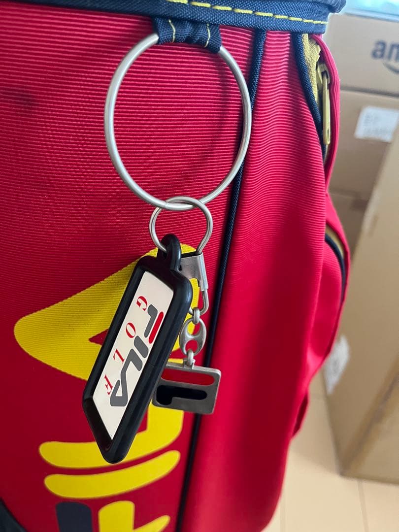 FILA キャディバッグ & クラブ12本セット　レッド