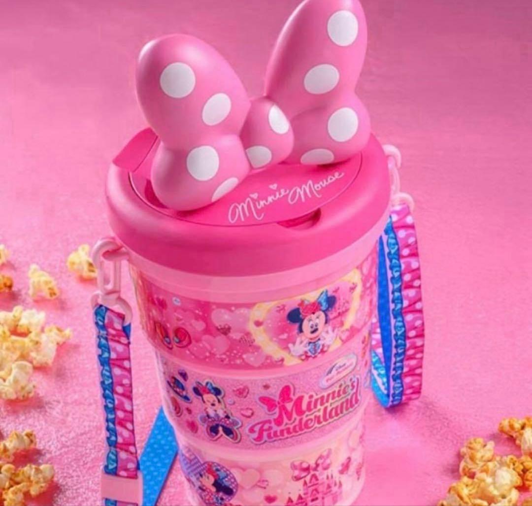 ディズニー　ミニー　パルパルーザ　ファンダーランド　ポップコーンバケット
