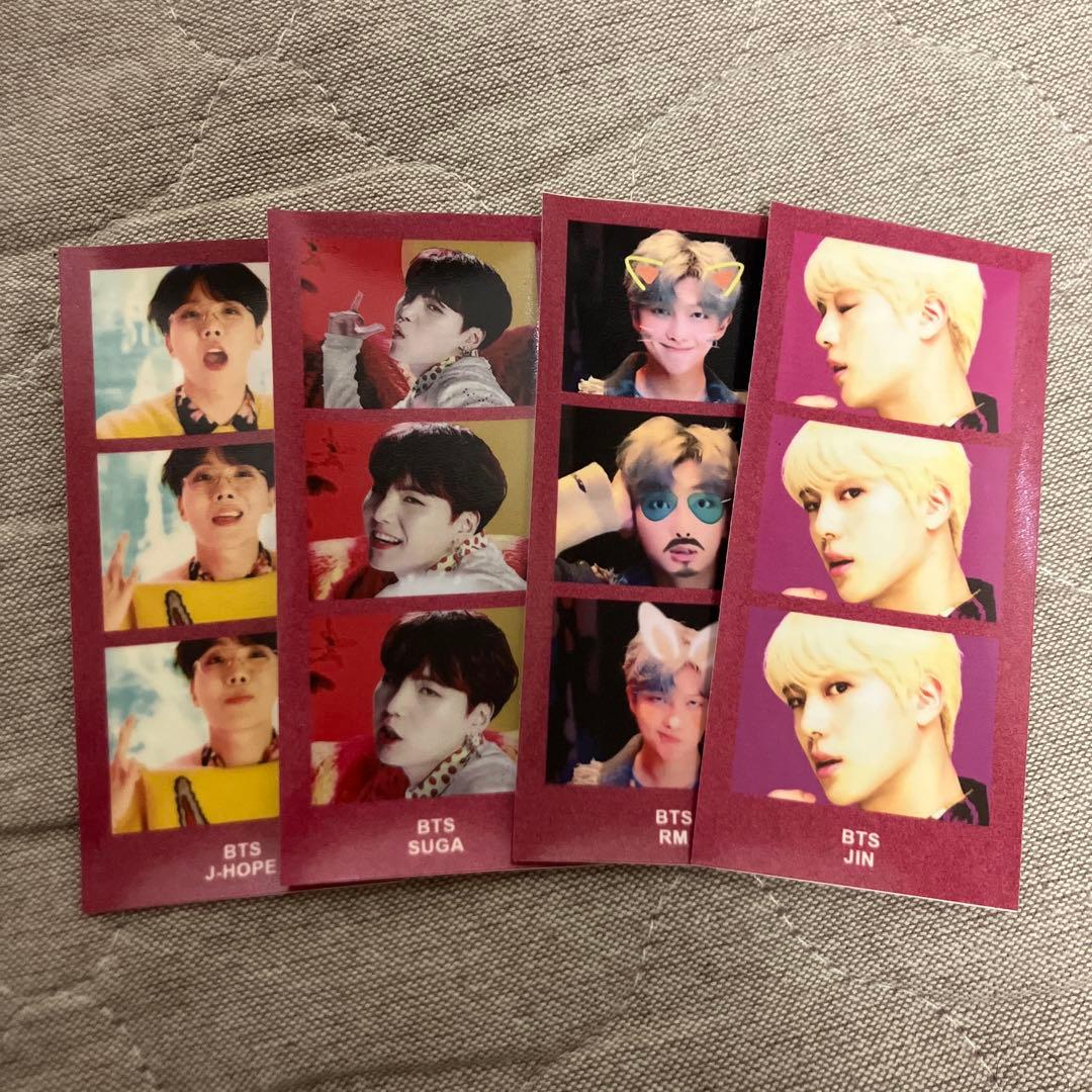 BTS非公式グッズ うちわ.シール.トレカ.缶バッチ.写真. shookyぬい