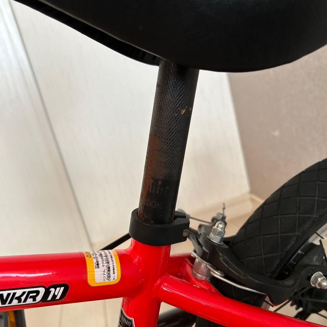 CRANKER 幼児用自転車 赤14インチBMX(引き渡しのみ)