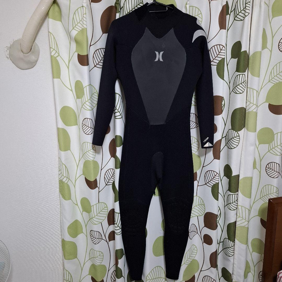 Hurley Icon 4/3 フルスーツ ブラック超美品JP、M～ML