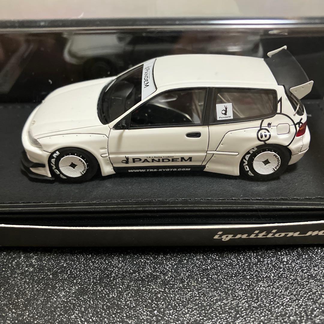 ミニカー IG01171 1/43 PANDEM CIVIC EG6(White)