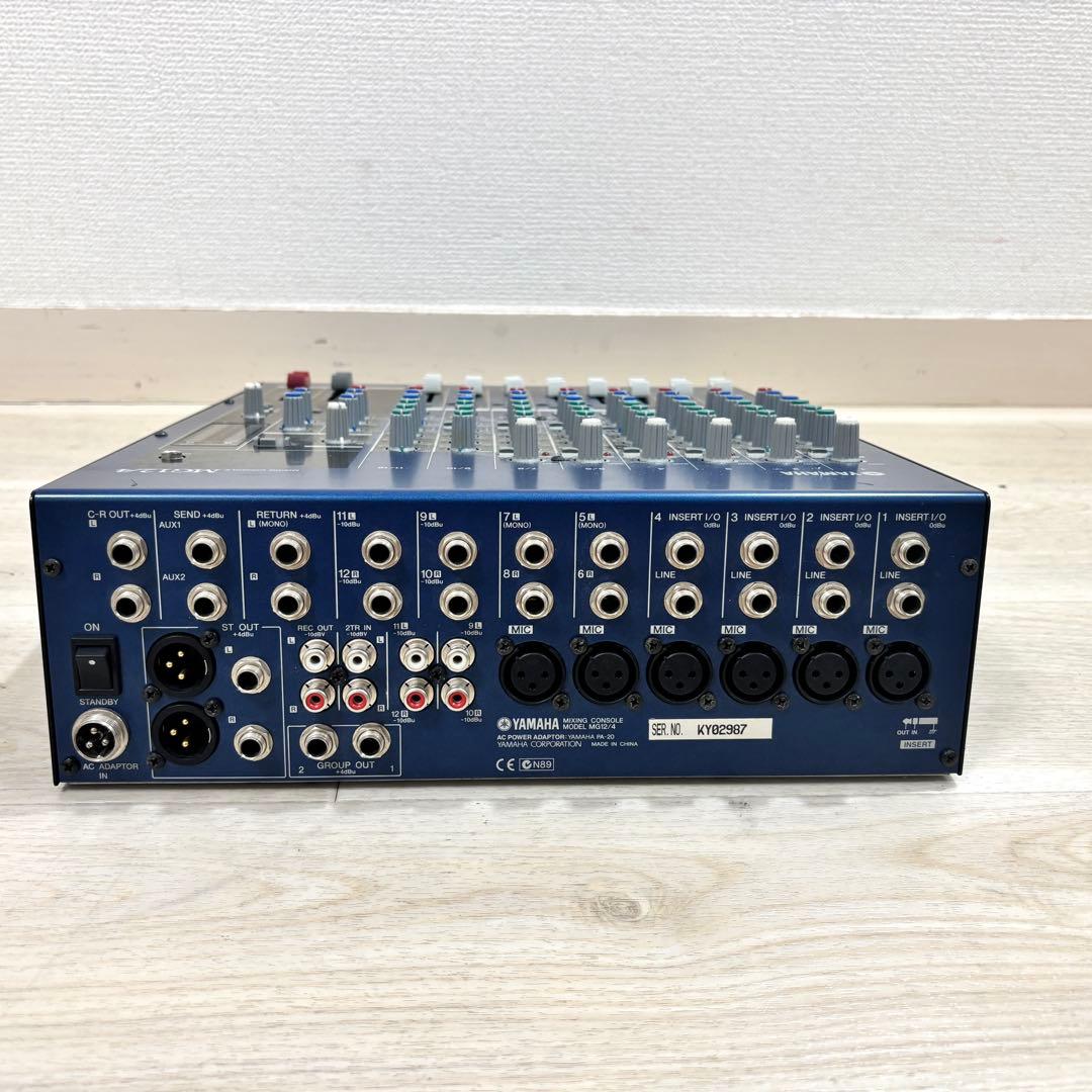 【通電・音出し確認済み】YAMAHA MG12/4 純正AC付　ヤマハ