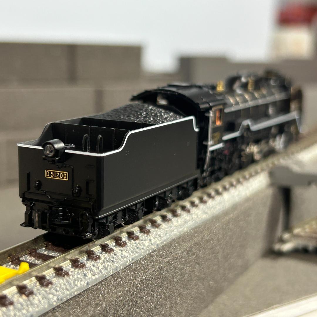 10-1499 D51 35系 やまぐち号 6両セット D51先頭カプラ改造品