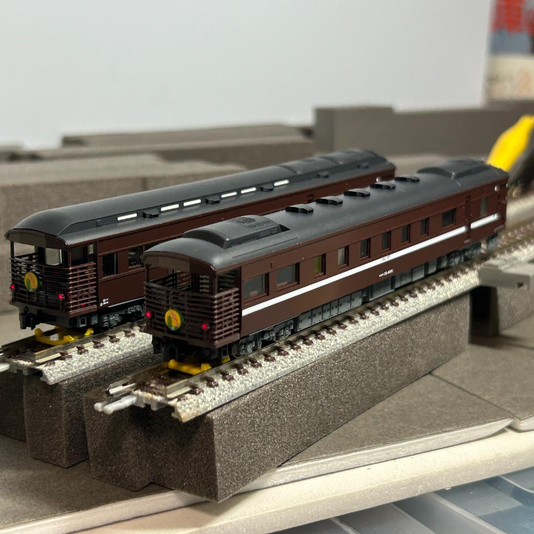 10-1499 D51 35系 やまぐち号 6両セット D51先頭カプラ改造品