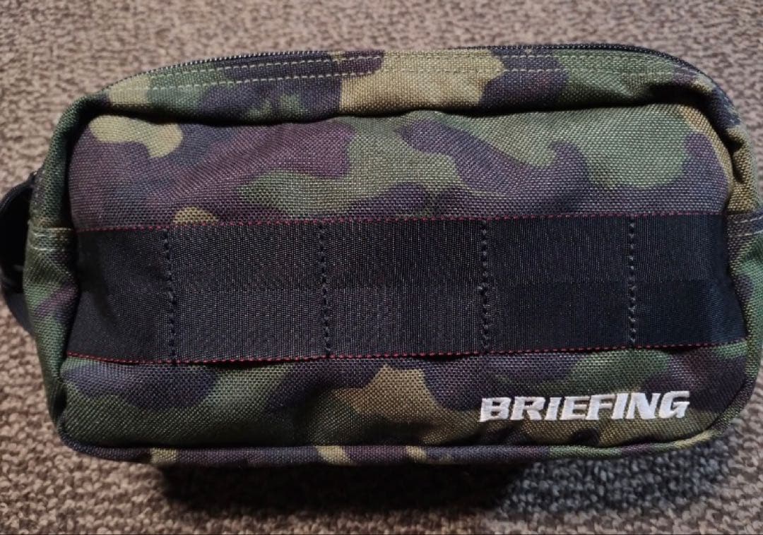 BRIEFING ブリーフィング カモフラージュ ジッパーポーチ