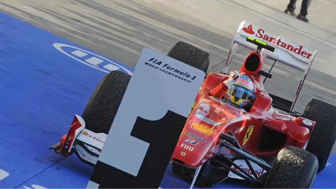 1/18 マテルエリート フェラーリ F10 フェルナンド・アロンソ 2010