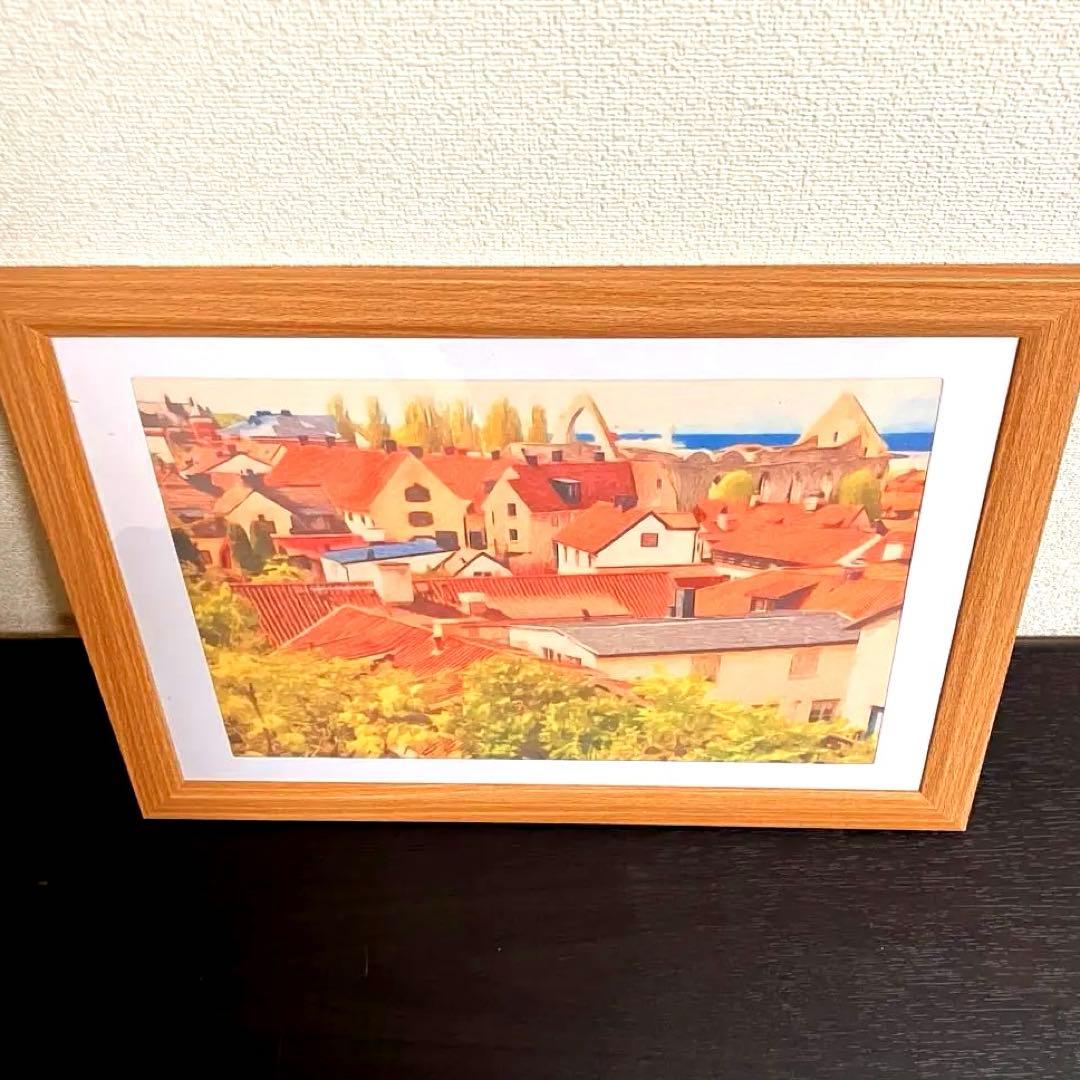 ジブリアート11魔女の宅急便より「GOT LAND」32.7㎝×24.0㎝額装品