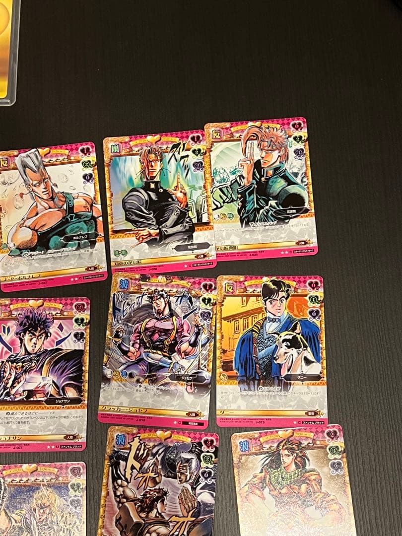 ジョジョの奇妙な冒険ABC 第1弾 空条承太郎レア+アンコモンカード全78種類