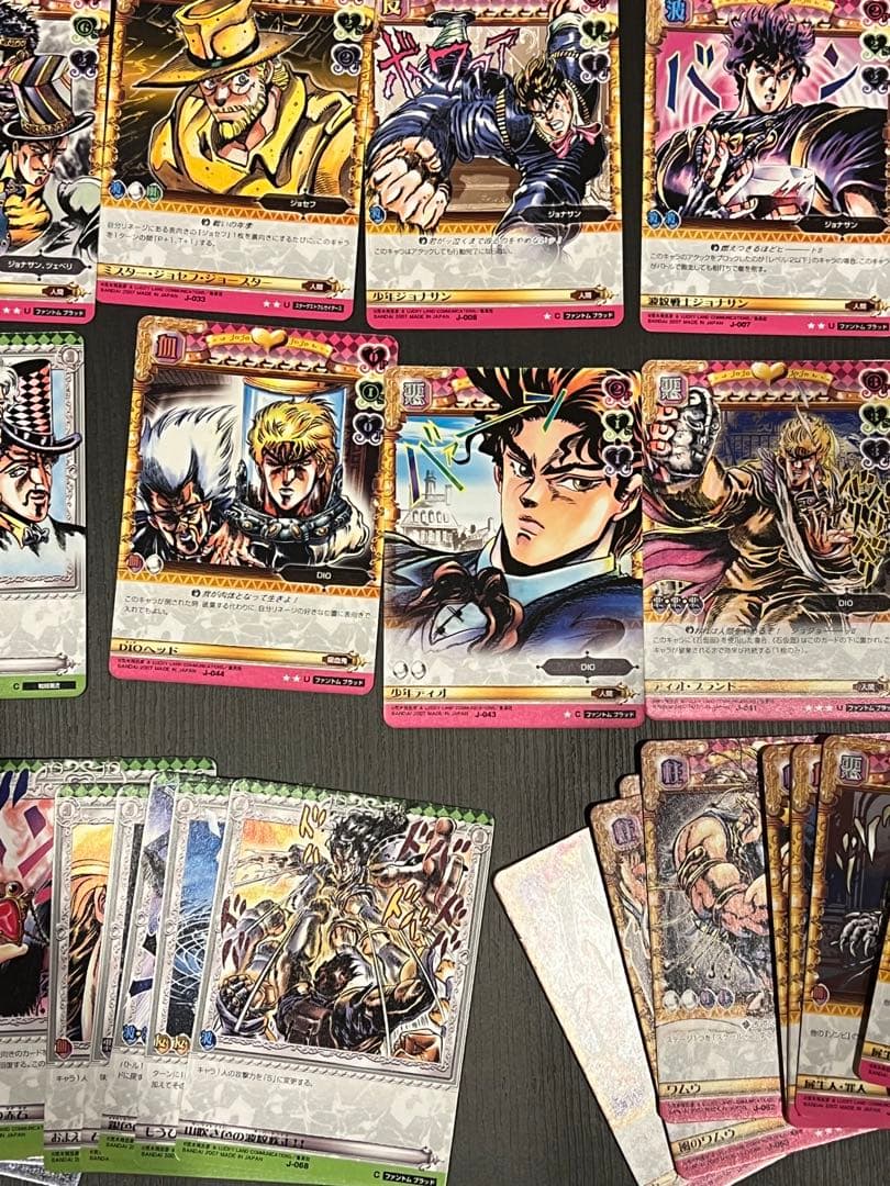 ジョジョの奇妙な冒険ABC 第1弾 空条承太郎レア+アンコモンカード全78種類