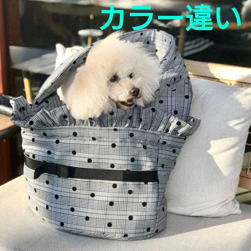 グレンチェックドットスリングM＋お揃いカフェマットの2点セット ボンボンコピーヌ