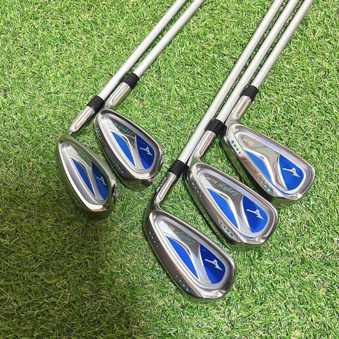 極美品 Mizuno Zephyr ZL-02 レディースゴルフクラブ8本セット