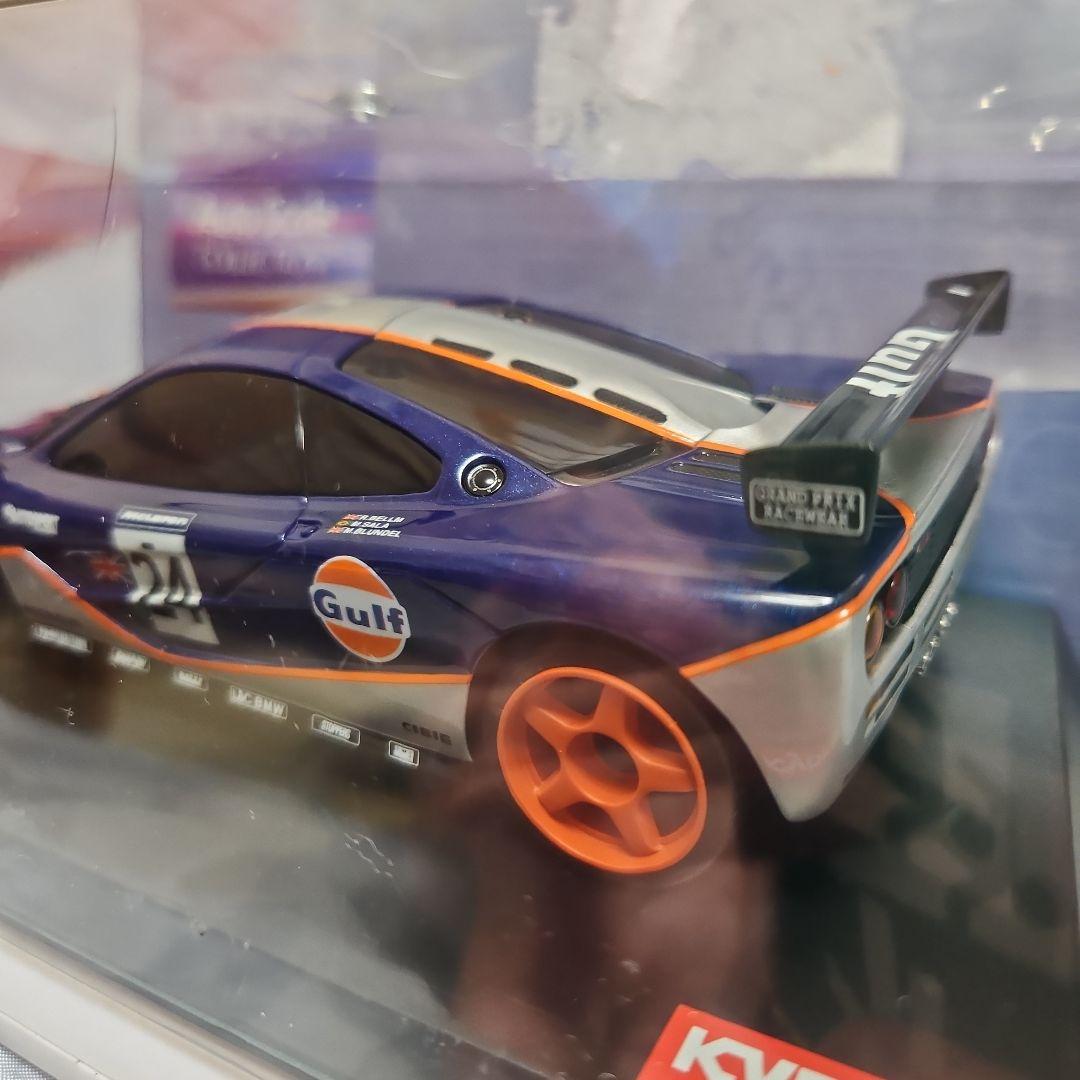 （新品 未開封）マクラーレンＦ１ ＧＴＲ ガルフレーシング ミニッツレーサー