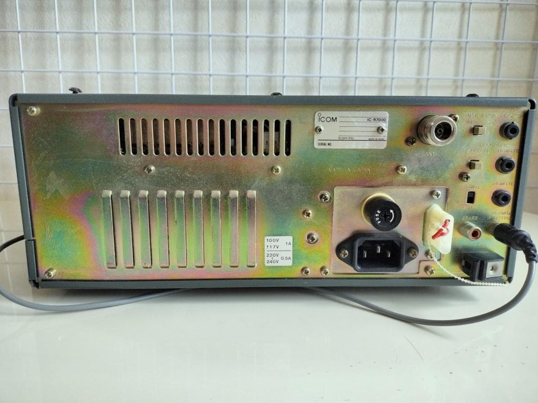 ★動作品★ICOM IC-R7000 ＋TV-R7000J　広帯域受信機