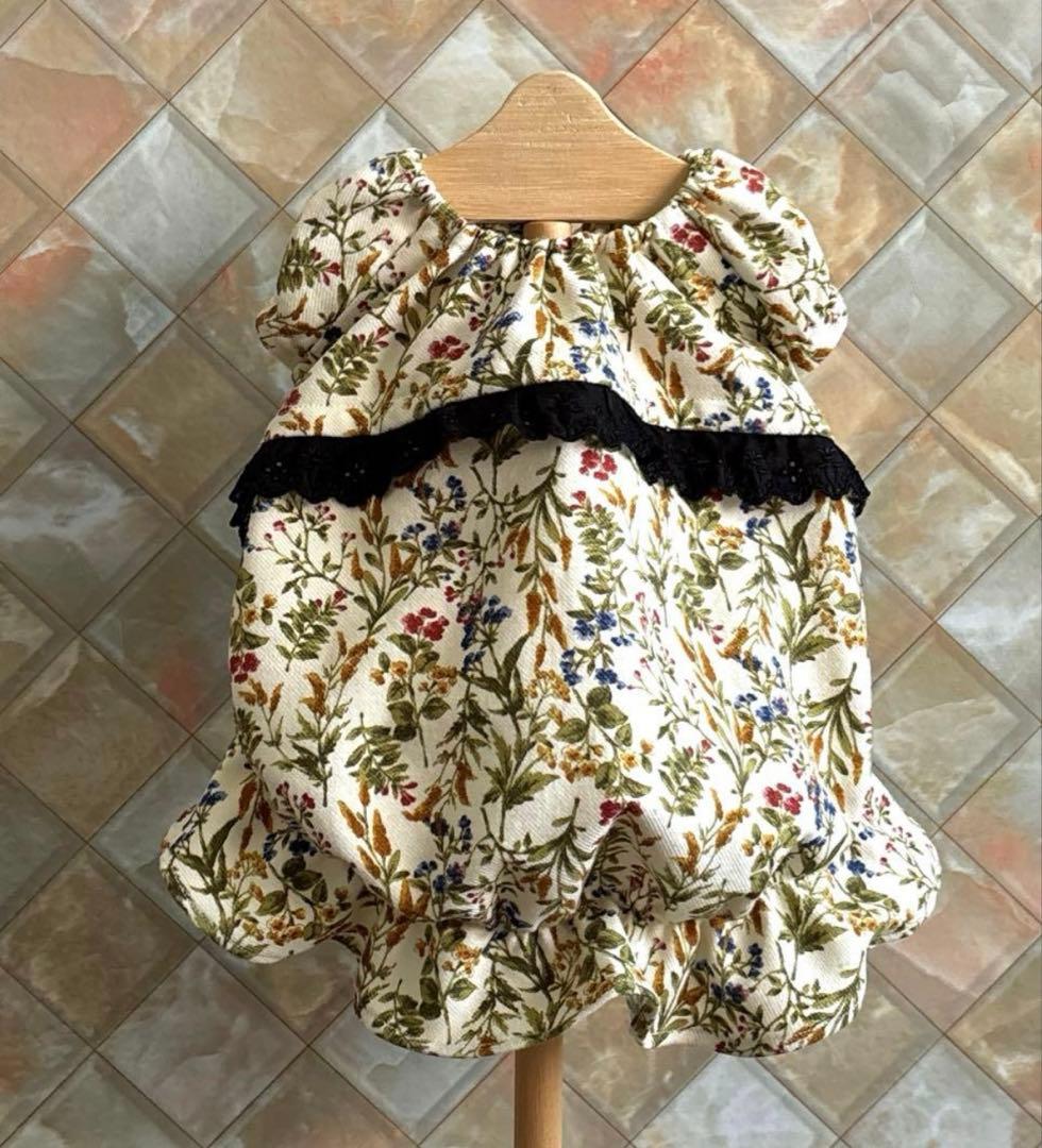 まるもは　ハンドメイド犬服　ワンピース Sサイズ