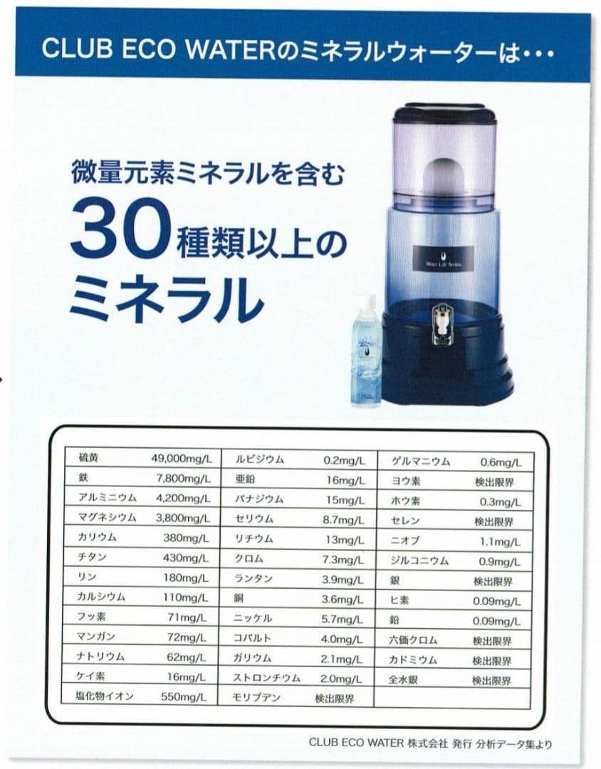 即購入OKライフエッセンス600ml新品3本/クラブエコウォーターポタポタクラブ
