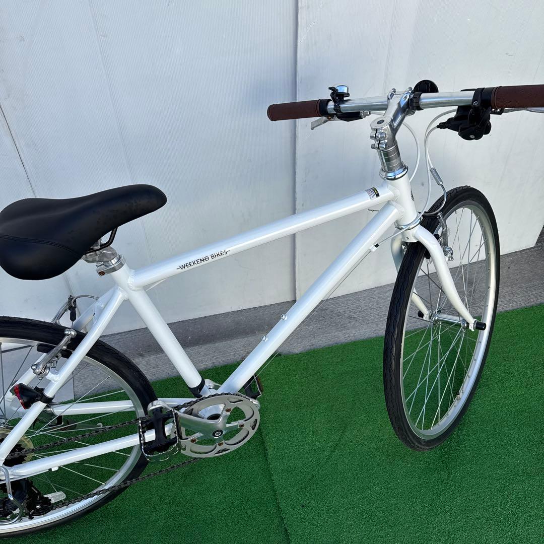 子供用自転車26インチ クロスバイク 軽量アルミフレーム【引き取り限定】