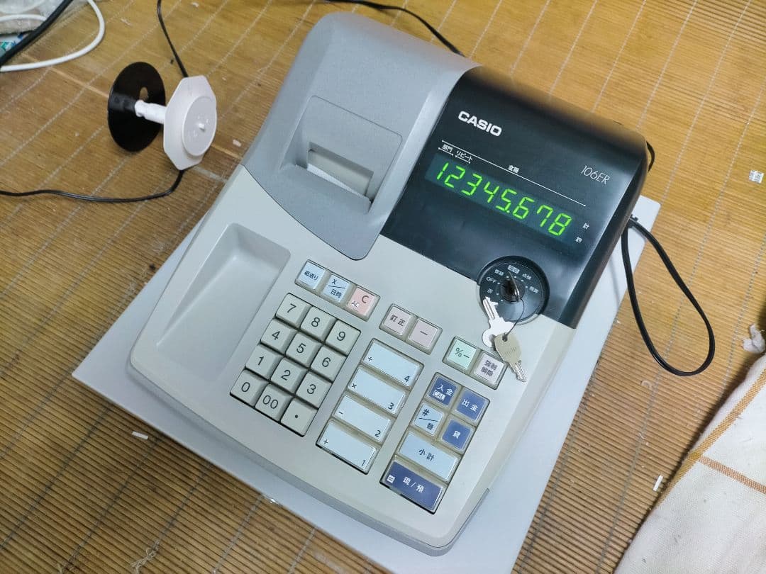 カシオレジスター　106ER　簡単便利特殊　送料込　925666