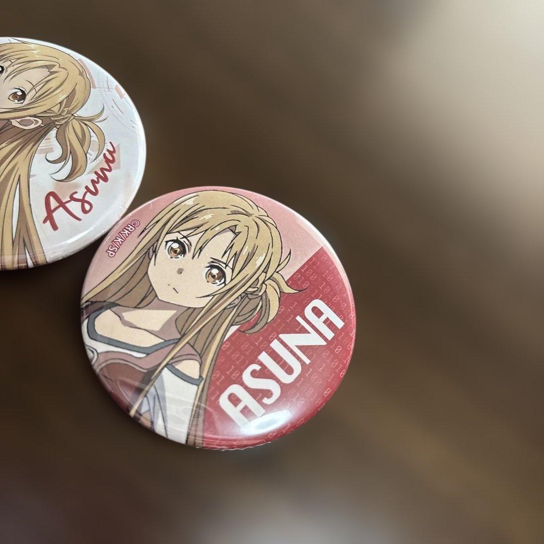 希少 ソードアート オンライン アスナ 缶バッジ