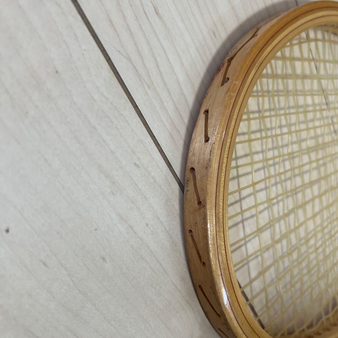 【ヴィンテージ美品】木製ラケット FIRST PLACE インテリア