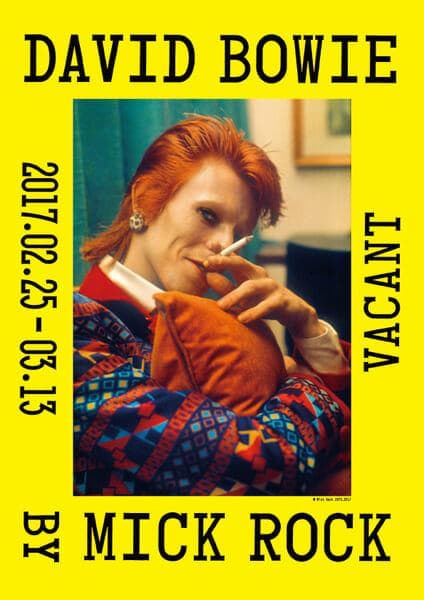 特注額装込★デビッドボウイ★ミックロック展写真作品特殊高級印刷プリントA4非売品