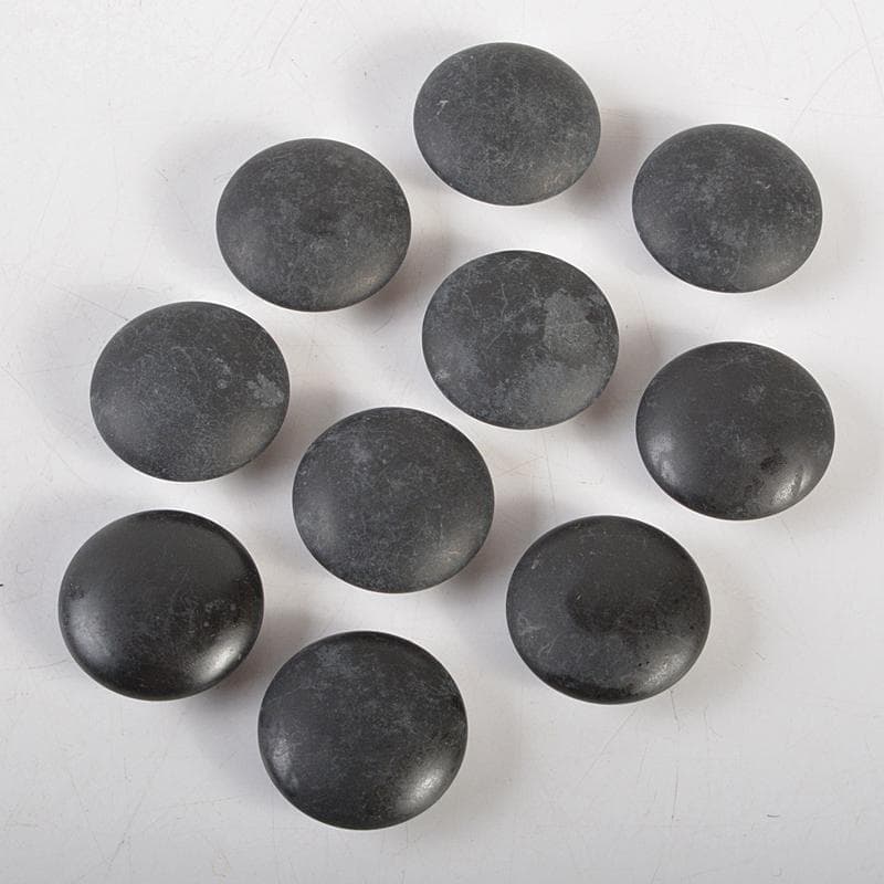 囲碁　碁石　本蛤碁石　那智黒碁石　碁笥　一套　30号8㎜　時代箱　MR7235B