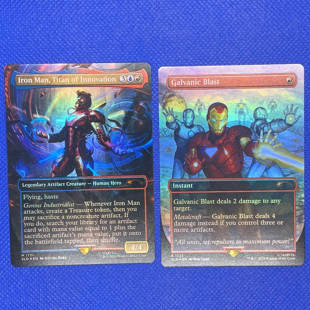 Secret Lair マーベル　アイアンマン　【カードのみ】Foil