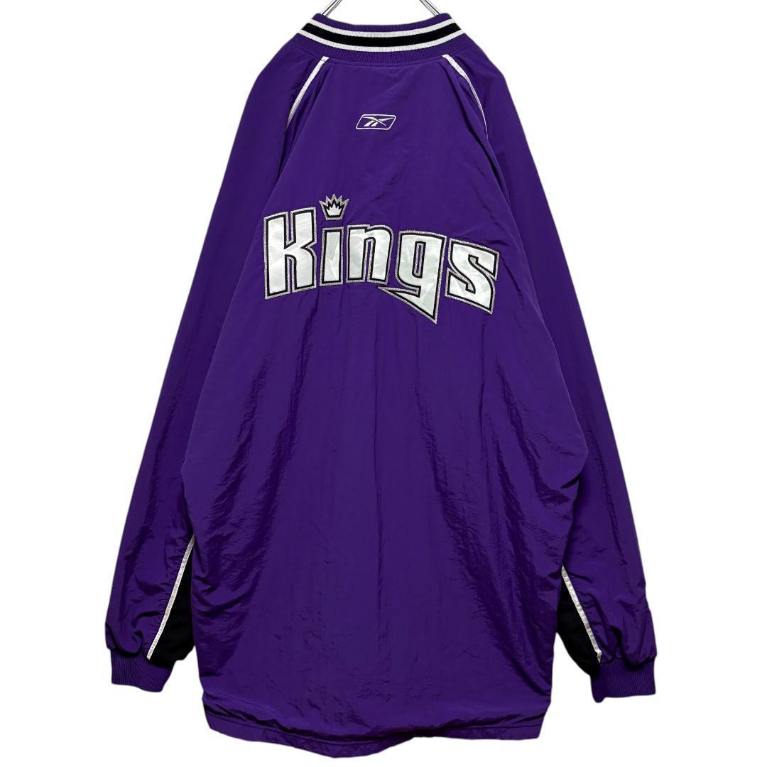 90s USA製 NBAキングス ウォーミングアップウェア パープル2XL
