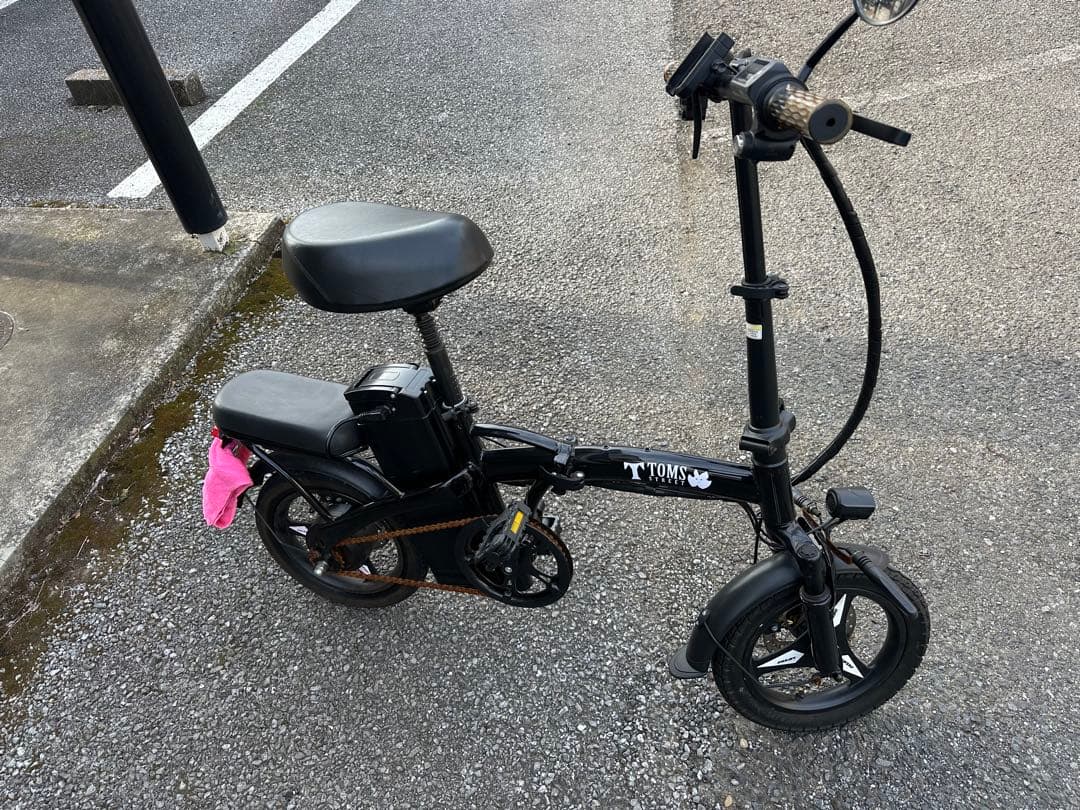 （訳あり）折り畳み式電動バイクTomsstreet
