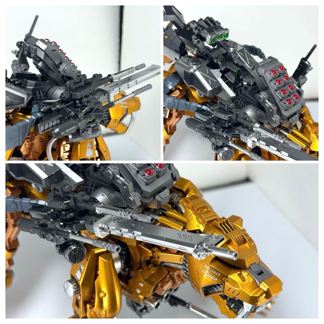 コトブキヤ　HMM ゾイド　セイバータイガー　ゴールド風　全塗装