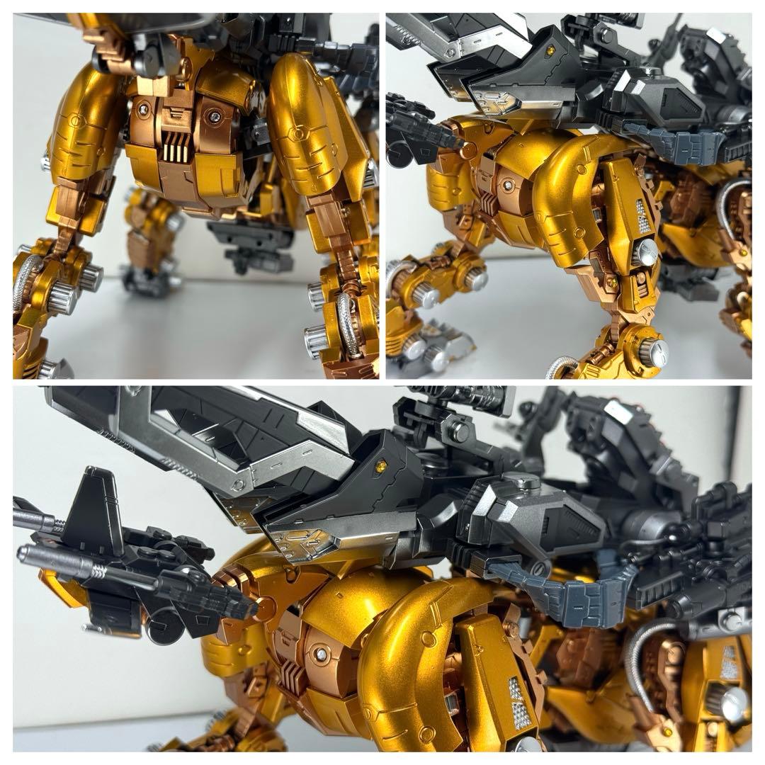 コトブキヤ　HMM ゾイド　セイバータイガー　ゴールド風　全塗装
