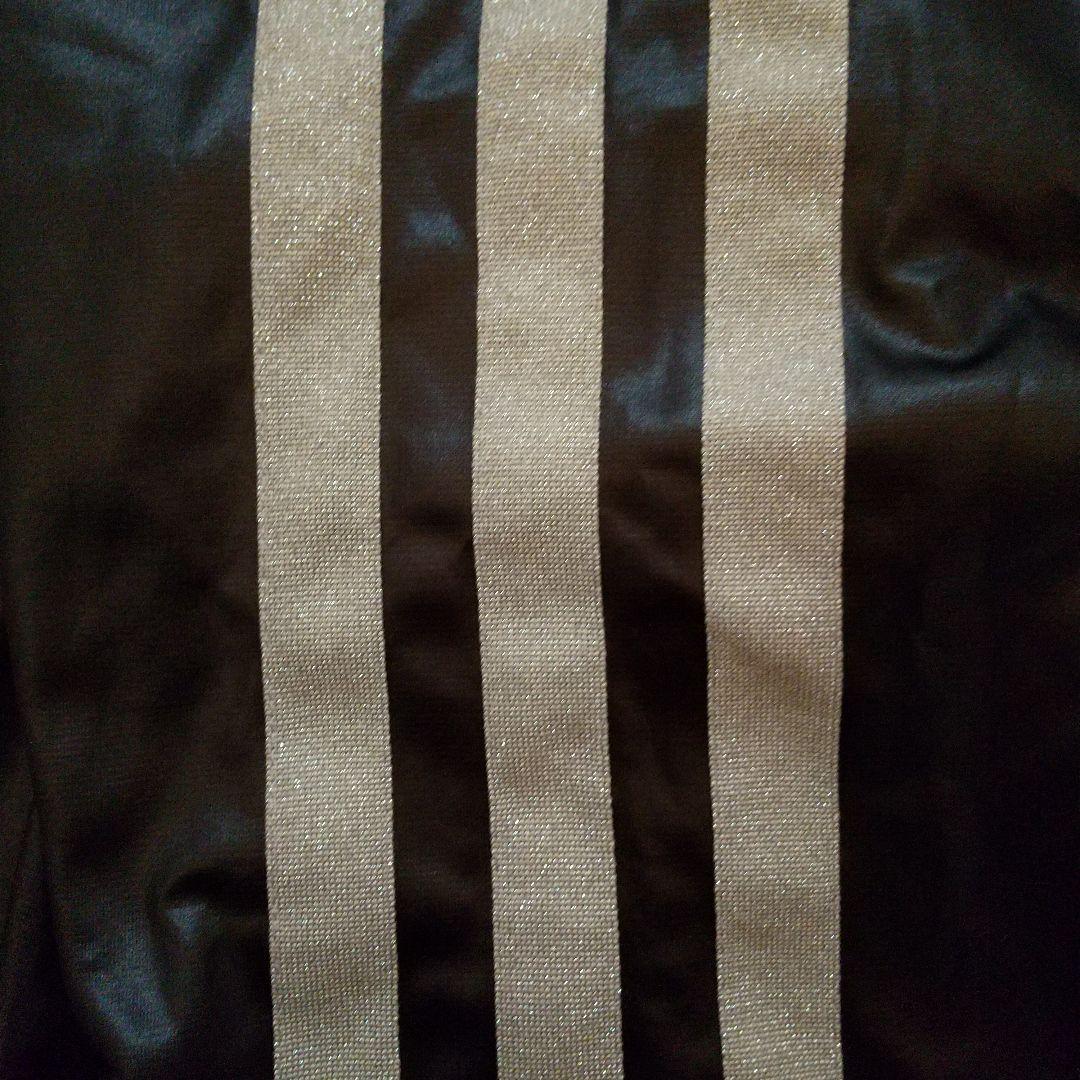 adidas ジャージ　上下セットアップ　黒白光沢　サイズO