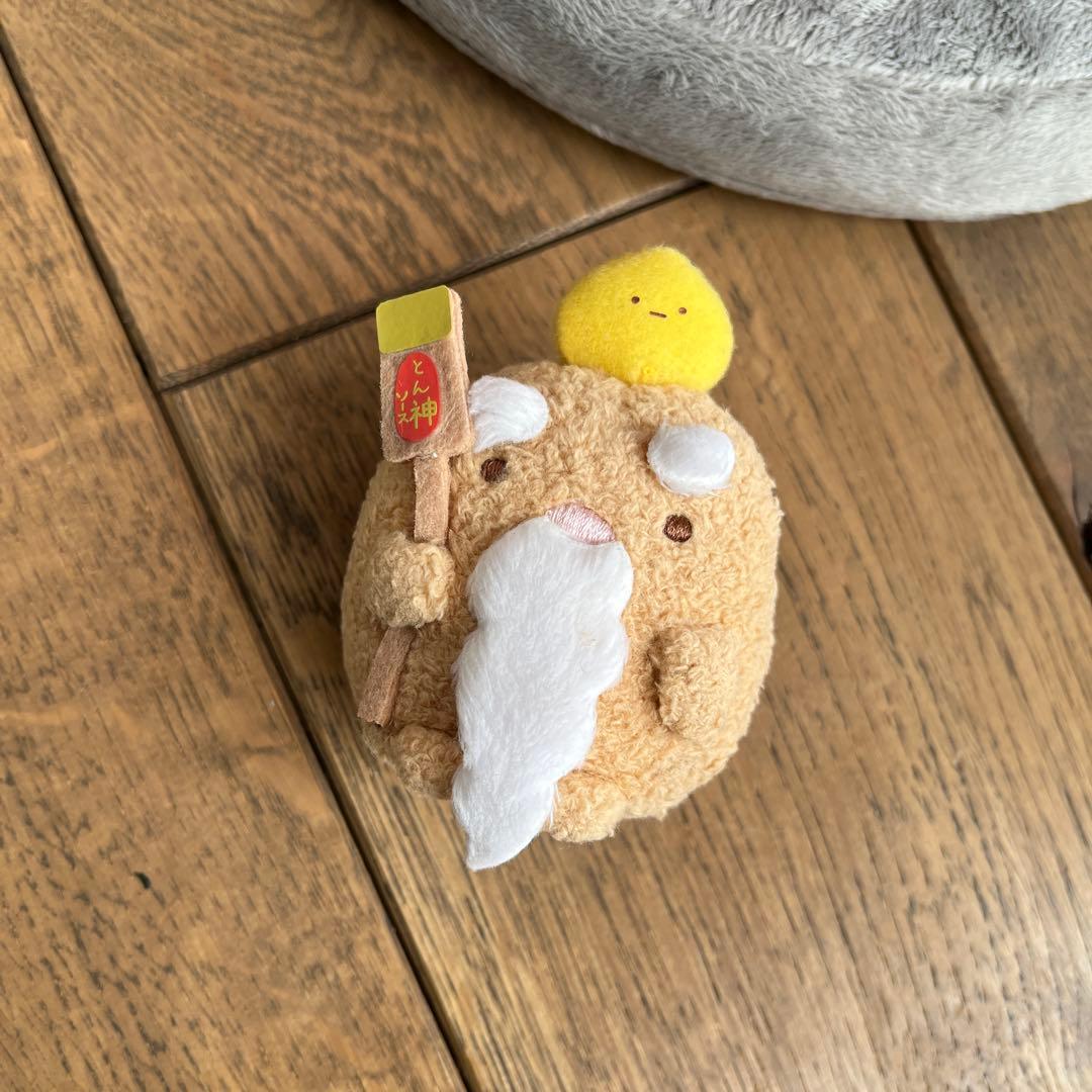 公*o様 2点すみっコぐらし 神社+とん神様/シーンてのりぬいぐるみ とんかつ