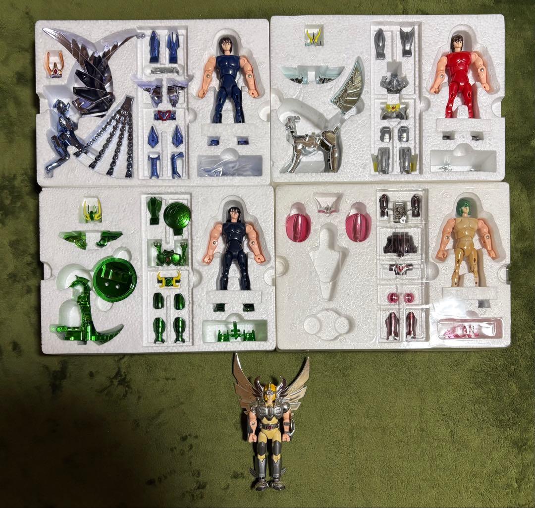 聖闘士聖衣大系　当時物　海闘士9種16個セット【開封使用品欠品有り】　おまけ付き