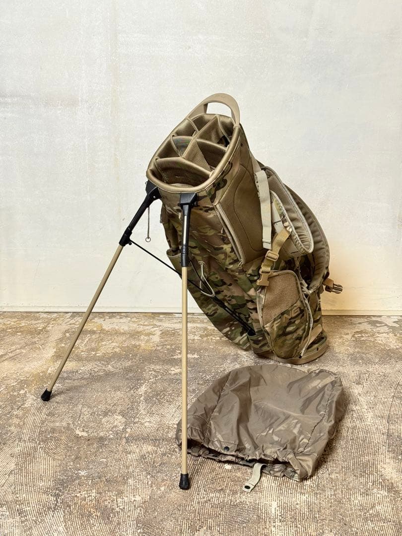【US限定】PING 迷彩 キャディバッグ スタンド付き カモフラ柄