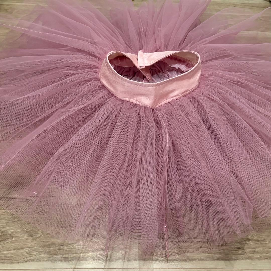 バレエ　チュチュ　ピンク　シンプル　大人フリーサイズ　ハンドメイド　職人