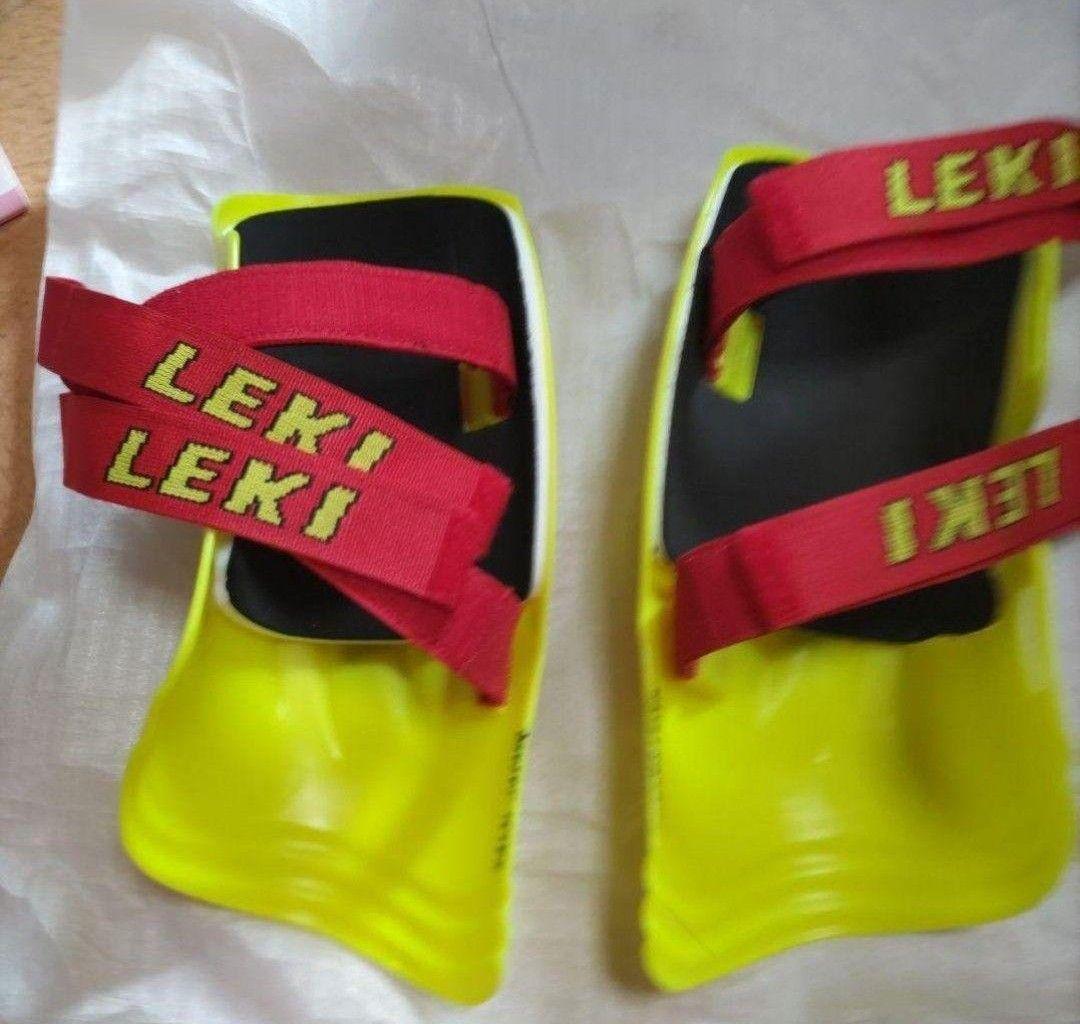程度良好綺麗 LEKI レキ レガース シンガード 長さ 真ん中で30cm位。