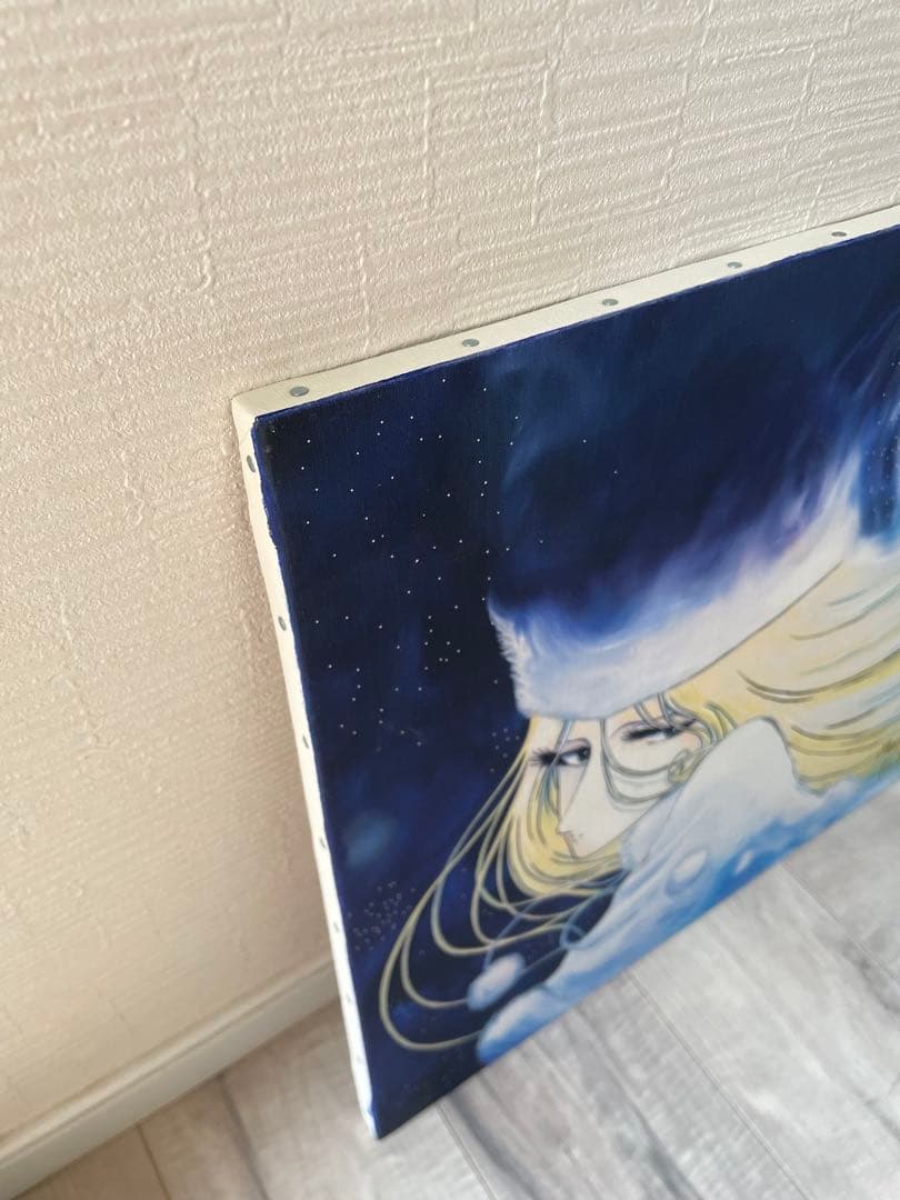 F10号 手描き油彩 松本零士銀河鉄道999模写　メーテルレジェンド 絵画