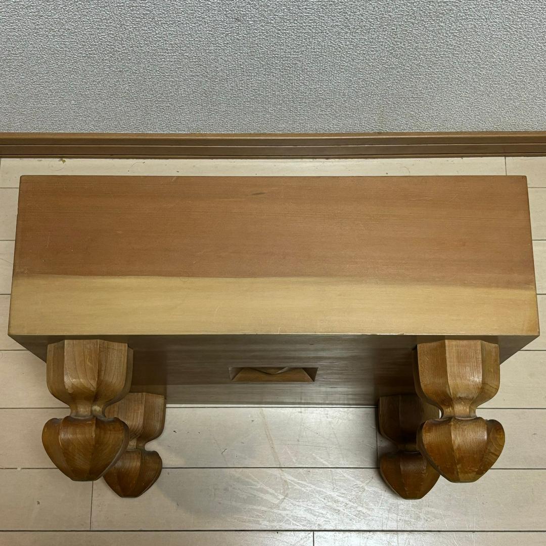 美品☆　碁盤 板目 足付 脚付碁盤